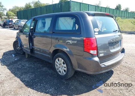 2016 Dodge Grand Caravan American Value Pkg from USA, damaged, VIN 2C4RDGBGXGR164029